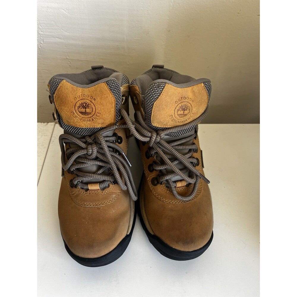 Timberland Hiking Boots Sz 6 Suede Rugged Waterproof Nature Outdoors Laceup Walk